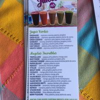 Jugos at Luz del Sol in Mazunte