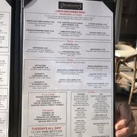 Menu at Boubouffe Mediterranean Grille in Long Beach