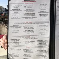 Menu at Boubouffe Mediterranean Grille in Long Beach