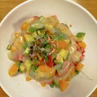 Ensalada con naranja at Doña Lola in Albacete