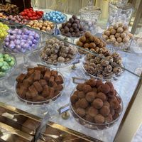 Various truffles (some of which are vegan)  at Mary - Grand Place in Brussels