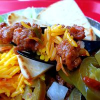 Beyond platter at The Halal Guys in Seoul