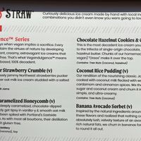 The Veganudulgence Series menu for January 2021 was excellent. at Downtown Disney - Salt & Straw in Anaheim