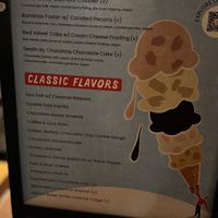 Menu does change. So each visit can be a new experience   at Downtown Disney - Salt & Straw in Anaheim