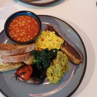 Vegan English breakfast at Balance in South East London