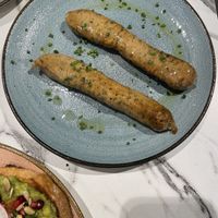 Vegan sausages (£2.75 each) #Veganuary at Balance in South East London