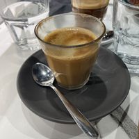 Tiny flat white (£4.20) #Veganuary at Balance in South East London