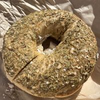 Herb Bagel with Follow Your Heart Cream Cheese  at Big Bon Bodega in Savannah