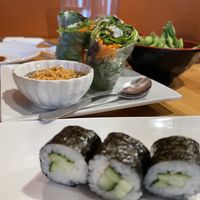 Kappa rolls and fresh garden rolls at Bangkok House Too in Moab