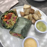 Vegan wrap (falafel)  at Smash Avocaderia y Cafe in Medellin