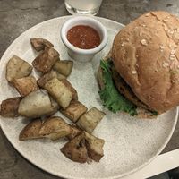 Vegan Spicy Burger (24.900 COP) - 3.5/5 at Smash Avocaderia y Cafe in Medellin