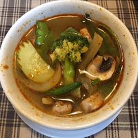 Tom Yum Soup at Pim's Thai Orchid in Lebanon