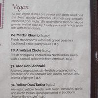 Vegan main dishes at Amrit in Berlin