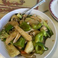 Mixed vegetables with vegan chicken   at New York Chinese Restaurant in Niagara Falls