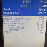   at Randy's Roti in Toronto