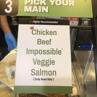 Impossible and veggies are vegan at Stuff'd - Causeway Point in North Singapore