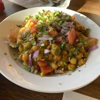 Vegan Samoa Chaat at Indian Grill in San Leandro