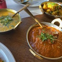 Different Curries at Indian Grill in San Leandro