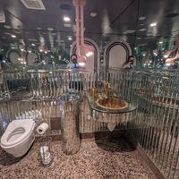 Crazy bathrooms at Morning Glory in San Diego