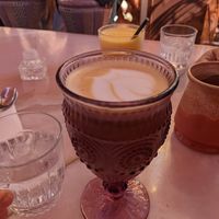 Oat latte at Morning Glory in San Diego