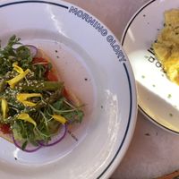“millennial tears” with vegan eggs  at Morning Glory in San Diego