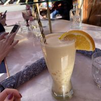 orange julius with coconut milk  at Morning Glory in San Diego