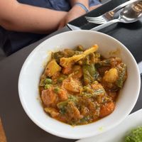  Vegetable curry   at Momo in Santorini