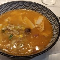 Vegan ramen with vegan chicken at UDON in Churra