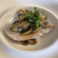 Mushrooms on sourdough toast   at Warkworth House Hotel in Warkworth