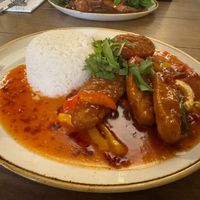 Sweet chilli 'no chick' at Warkworth House Hotel in Warkworth