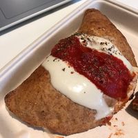 Stuffed panzerotto to take away (delicious but so expansive 🥲)  at Cristina e Massimo Artisti del Vegetariano in Padua