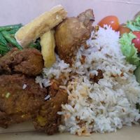 Clouded kitchen take away Ayam penyat at Botanict 豐之素 in West Singapore