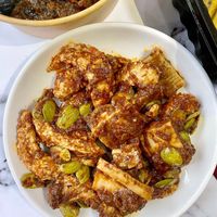 CNY set: sambal petai seafood #Veganuary at Botanict 豐之素 in West Singapore