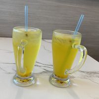 Refreshing passionfruit juice on a hot day   at Botanict 豐之素 in West Singapore