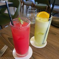 Fresh juices at Botanico at The Garage in Central Singapore
