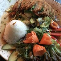 curry with crispy mock duck   at KIM999 in Berlin