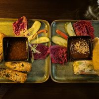 Starters 1&2 (springrolls) at KIM999 in Berlin