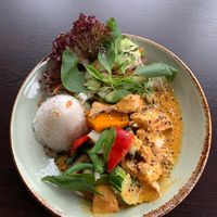 Tofu curry at KIM999 in Berlin