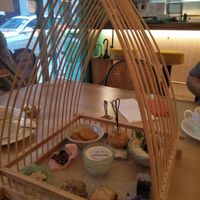 Tea set at Miss Lee in Hong Kong Island