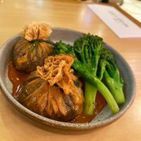 Tofu skin bag at Miss Lee in Hong Kong Island