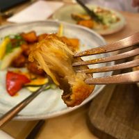 Hedgehog shroom!!!! at Miss Lee in Hong Kong Island