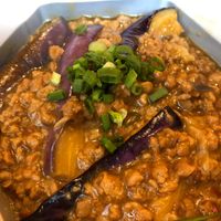Mapo eggplant  at Miss Lee in Hong Kong Island