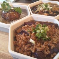 Mapo eggplant at Miss Lee in Hong Kong Island