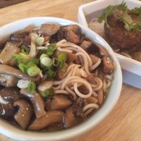Truffle mushroom noodles at Miss Lee in Hong Kong Island