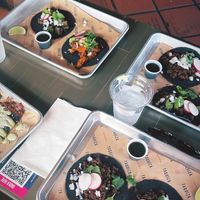 Omni on the left, vegan on the right   at Taquiza - Collins Ave in Miami Beach