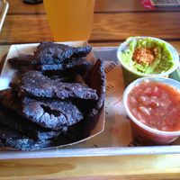Guacamole and tortillas chips (homemade) at Taquiza - Collins Ave in Miami Beach