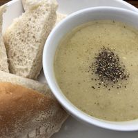 Soup  at Escape Route Café in Pitlochry