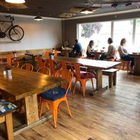 Inside   at Escape Route Café in Pitlochry