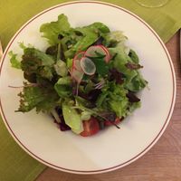 Vegan small mixed salad  at Gasthaus Löwen in Goerwihl