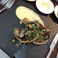 Wild mushrooms at Petit Paris in Nottingham
